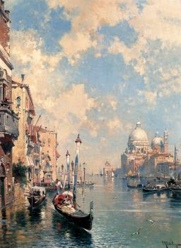 弗朗玆 理查德 翁特貝格爾 The Grand Canal Venice